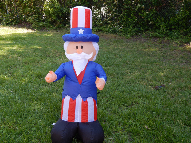 Uncle Sam 4 Foot Patriotic Inflatable